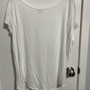 Express White Short Sleeve Women's Tee
